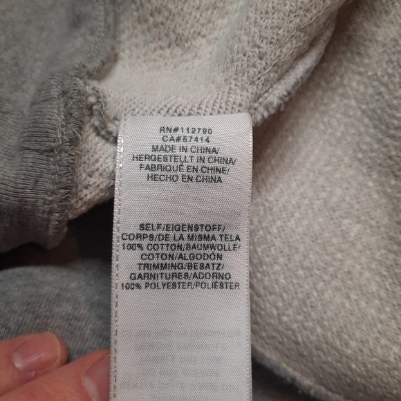 True Religion (Medium) Sequin Boyfriend Grey Sweater - Picture 10 of 11